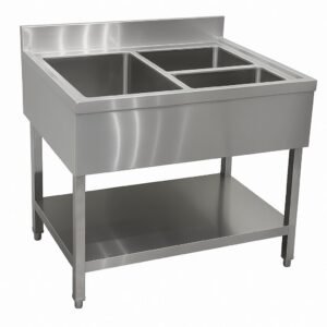 Stainless Steel Triple Sink